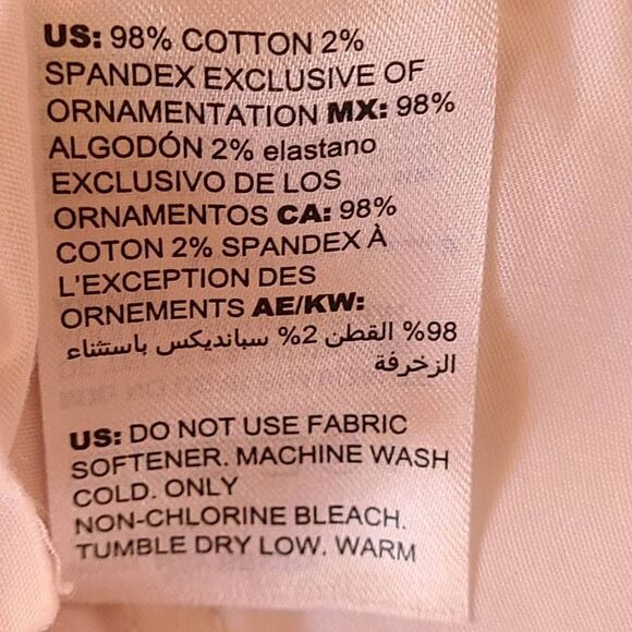 Chico's Womens White Cargo Capri Pants Size 0.5P - Picture 9 of 13